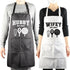 MBMSO Hubby Wifey Cooking Aprons for Couples Apron Sets Hubby and Wifey Est.2024 Wedding Gift for Newlywed His and Hers Apron