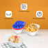 8.5 10 Restaurantware-Mini Serve Ounce Baseball Helmet Ice Cream Bowls, Disposable Sundae Bowls - Sturdy, Stylish, Blue