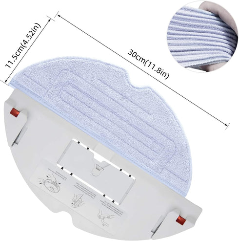 12 S7 S7+ S7 S7 S7 S7 S8 S8+ Pcs Mop Cloth Pad for Roborock / / MaxV / MaxV Plus / MaxV Ultra / Pro Ultra / / Robot