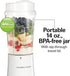 Hamilton Beach Portable Blender for Shakes and Smoothies, 14 Oz BPA Free Travel Cup, White (51101V)