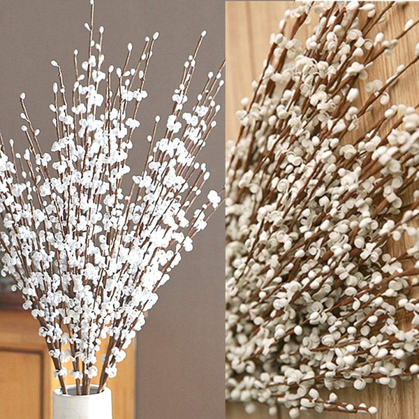 5pcs 29.5" Faux Jasmine Artificial Flowers - Tall White Floral Branches for Home Wedding Decoration