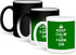 3dRose Keep Calm and Farm On Mug, 11 oz, Black/White