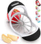 SCHVUBENR 12-Blade Apple Slicer and Corer - 4.72 Inch Sharp Stainless Steel