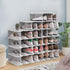 6-Tier Closet, Thickening Cubby Shoe Rack, Free Combination Shoe Organizer for Free Standing Shoe Tower, Stackable