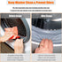 Washer Door Prop and Stopper for Front Load Washing Machine, Flexible Holder with 43mm Magnet Base, Black