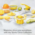 Tovolo Citrus Reamer Juicer with Seed Catcher Manual Fruit Juicer for Lemons Limes Oranges Tangerines Pomegranates