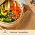 9 Steamer Paper, Air Fryer Round Parchment Paper Liners 220pcs Unbleached Bamboo Liners Easy Cleanup, Non-Toxic by
