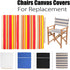 2 Set Stick,21.2" 16.1" W/21.2X 7.8 Director Chair Canvas Replacement with Wood L x Portable Replacement Cover Canvas