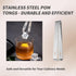 2 Pack Small Tongs, Stainless Steel 6 Inch Restaurant Grade Serving Tongs for Cooking Food Salad Bartending