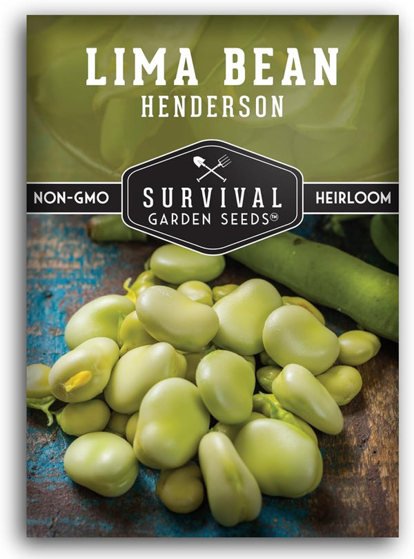 Lima Bean Seeds for Planting Henderson Butter Bean Seeds for Gardens &