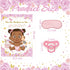 VOSINPADA 48 Pin The Pacifier On The Baby Shower Games, Butterfly Theme Decoration Large Poster with Blindfold Pacifier