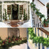 4 Strands Christmas Garland, 80 Feet Artificial Pine Garland for Holiday Wedding Party Decoration, Indoor/Outdoor