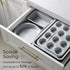 7-Piece Set Sets CAROTE Nonstick Stackable Baking Pans - Bakeware Including Cookie Sheets for Baking, Muffin Pan, Bread