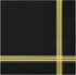 50 Black Gold 3-ply Cocktail Napkins, 5 x 5 Inches, Gold Foil Trim Stripe Bar Napkins for Wedding, Birthday, Graduation