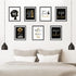 8 x 10 Inch Inspirational Wall D cor, Black Girls Bedroom Makeup Lash Lips Poster, Motivational Design Unframed