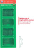R’ND’s 300 Pack Christmas Tree Ornament Hooks - Metal Wire Hangers for Decorating (Green)