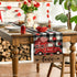 Artoid Mode Watercolor Buffalo Plaid Hearts Truck Love Valentine's Day Table Runner, 13 x 36 Inch Kitchen Dining Table