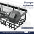 Shower Caddy Adhesive Organizer, Bathroom Shower Shelves with Soap Dish & Hooks, Rustproof Stainless Steel