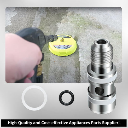 XQK 12" 14" Pressure Washer Rotary Flat Surface Cleaner Concrete Decks Swivel *Repair KIT *Fits Most Consumer Surface