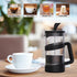 RAINBEAN Mini French Press Coffee Maker - 12 oz Camping Coffee Press Pot, Small French Press for Tea and Frothed Milk