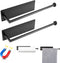 RedCall 2 Pack Magnetic Paper Towel Holder for Fridge, Black Kitchen Towel Holder for Organizers and Storage