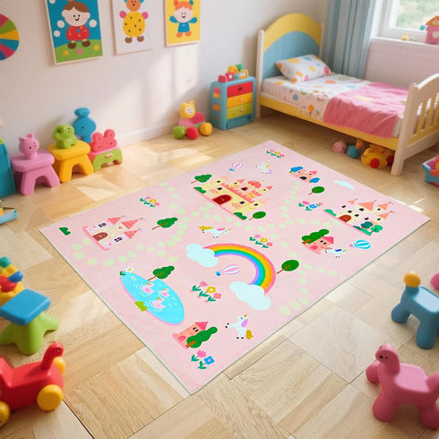 ABREEZE Kids Rug Play Mat Ultra Soft Rugs for Kids Room, 3.3'x5'