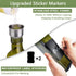 Leaflai 1 Set 2 2Labels,1 1 17 oz(500ml) Olive Oil Dispenser Bottle, Pcs Green Glass Olive Oil Dispenser and Vinegar