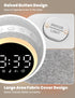 25 LIORQUE Alarm Clock with White Noise Machine & Night Light, Soothing Sound, Adjustable Volume, Sleep Timer, Ideal