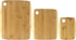 Totally Bamboo 3-Piece Two-Tone Serving and Cutting Board Set