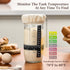 2 Pack, 24 oz Glass Sourdough Starter Jar Wide Mouth Organic Sourdough Starter Kit with Date Marked Band, Thermometer
