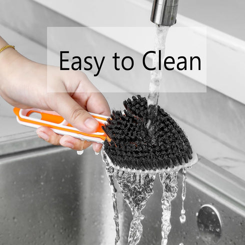 Crevice Cleaning Brush, Hard Bristle 3 in 1 Multifunctional Cleaning Brushes for Small Spaces