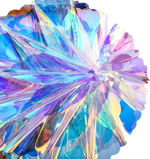 Hanging Decorations Iridescent Honeycomb Ball Foil Ceiling Hanging Flowers for Bridal Shower Wedding Birthday Party