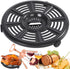 GXF Air Fryer Grill Pan for Ninja 4 QT AF101, 5.5 Quart AF161, Non-Stick Round Grill Plate, Dishwasher Safe