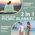 2 1 Summer in Extra Large Outdoor Picnic Mat Woven Throw Blanket Boho Giant Beach Travel Essential Yoga Accessories