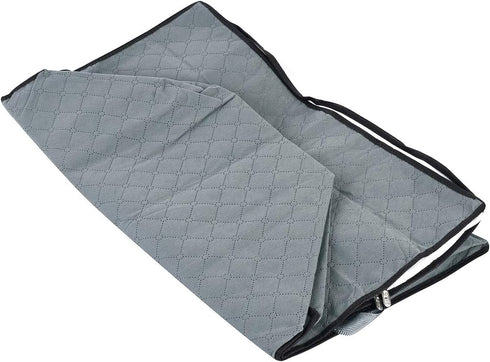 Jumbo Zippered Storage Bag for King Comforter, Pillow, Quilt, Clothes, with Large Clear Window & Carry Handles