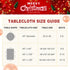 60 120 Inch LUSHVIDA Christmas Tablecloth, x Rectangle Table Cloth Washable Water Resistance Decorative Microfiber