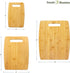 Totally Bamboo 3-Piece Cutting Board Set, Assorted Sizes, Bamboo Wood for Kitchen