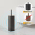 Set,Square 304 RUACQ Toilet Brush and Holder Toilet Bowl Brush for Bathroom with Stainless Steel Handle Toilet Cleaner
