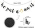 He Put A Ring On It Banner, Black Glitter Engagement Party Decoration Sign for Wedding & Bridal Showers