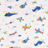 J-pinno Set 100% Set Plane Airplane Aircraft Helicopter Cartoon Twin Sheet Bedroom Decoration Gift Cotton Flat Sheet +