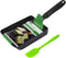 MyLifeUNIT Japanese Tamagoyaki Pan, Nonstick Square Omelette Pan 7 x 5 inches, Black with Silicone Spatula