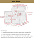 1-Piece Stretch Modern Banquet Armchair Slipcover Accent Chair Covers with Arms Soft Chair Slipcovers for Living Room