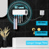 5 StarWin Toothbrush Cleaner, Slots Wall Mounted Toothbrush Holder for Bathroom, Timer Function, Cordless & No Drilling