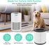 Air Purifier Replacement Filter for D09 Air Cleaner, 3-in-1 True H13 HEPA Filter, 1 Pack