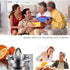 Citrus Juicer Manual Squeezer, 304 Stainless Steel Robust Hand Juicer Reamer with Strainer & 10oz Bowl, 2 Pour Spouts,
