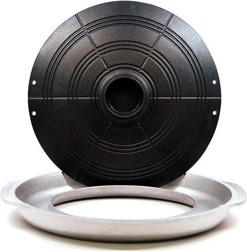 Korean Traditional BBQ Grill Pan, Stovetop Nonstick Indoor/Outdoor Smokeless Cast Aluminum Grill