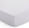 Evolur 1 Piece Rock Grey Full Crib Solid Fitted Sheet, Fitted Crib