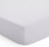 Evolur 1 Piece Rock Grey Full Crib Solid Fitted Sheet, Fitted Crib
