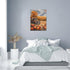 Fall Decor Wall Art, Farmhouse Autumn Pumpkins Canvas Painting Print for Home Decorations (12"x16")