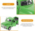 Toyvian Metal Classic Cars Model, Die Cast Old Pickup Truck Figurine, Vintage Collectible Mini Car (Green)